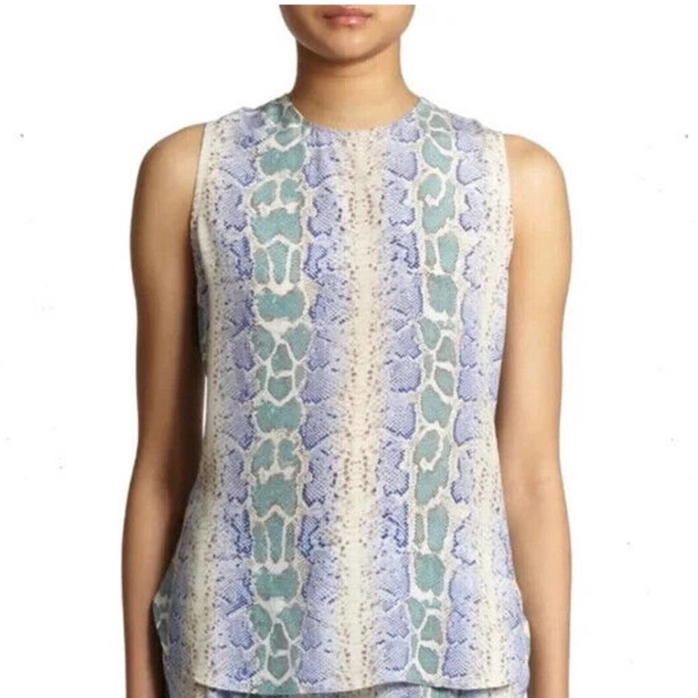 Equipment Lyle Silk Tank Top. Python - image 1